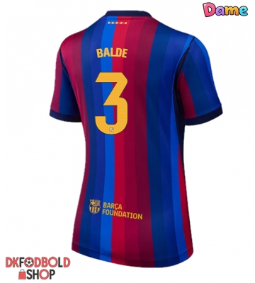 Barcelona Alejandro Balde #3 Hjemmebanetrøje Dame 2026-27 Kort ærmer Barcelona Alejandro Balde #3 Hjemmebanetrøje Dame 2026-27 Kort ærmer